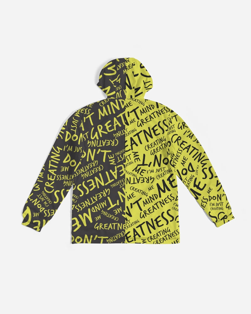 Black & Yellow Unisex Windbreaker