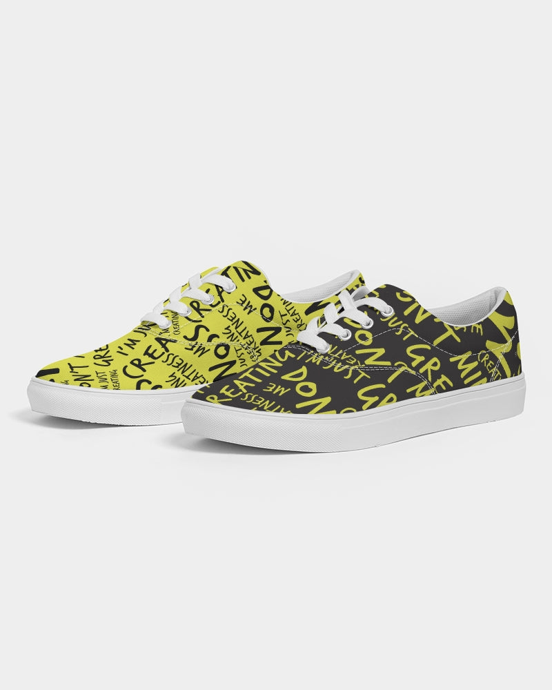 Black & Yellow Men's Canvas Shoe