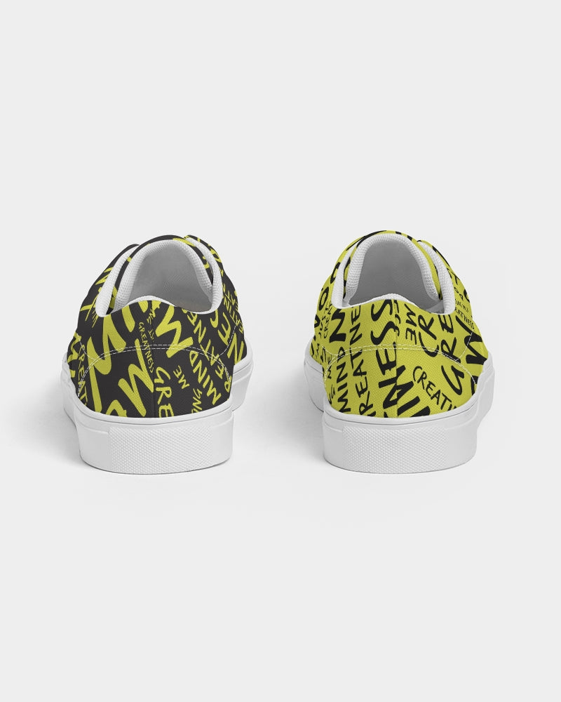 Black & Yellow Men's Canvas Shoe