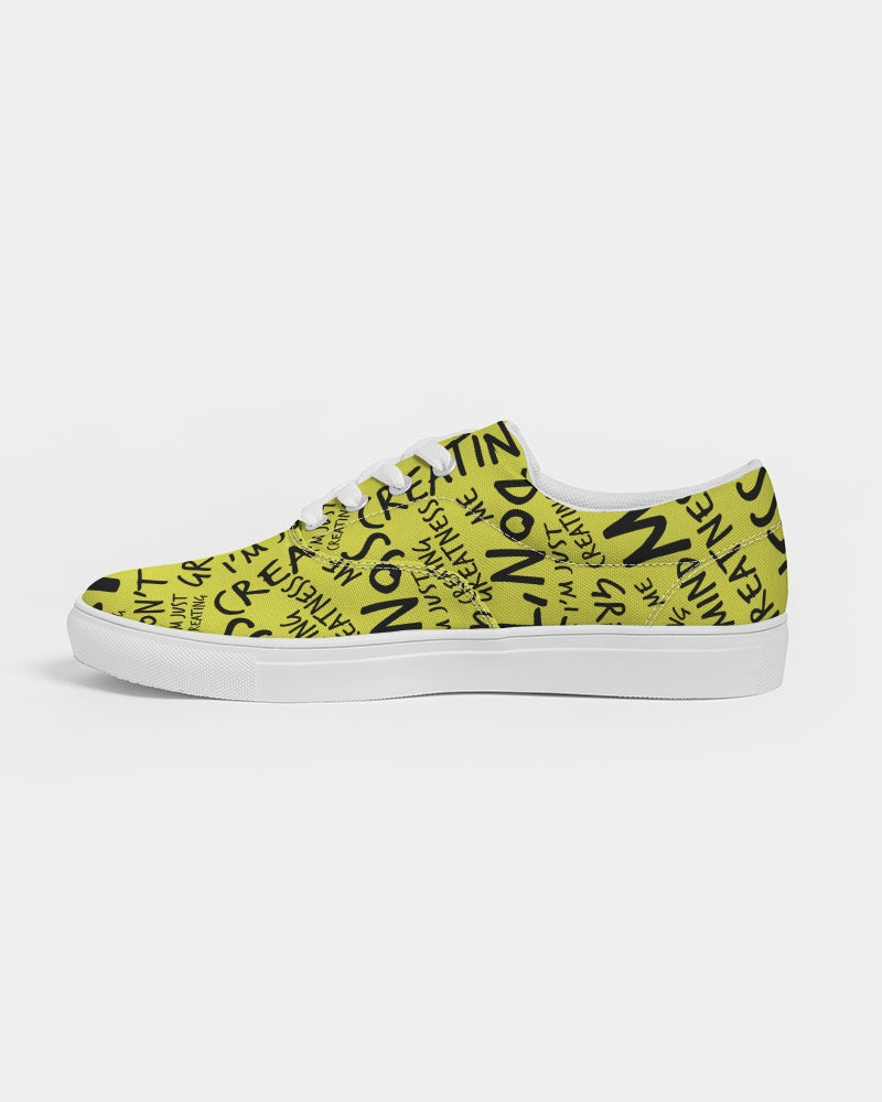 Black & Yellow Men's Canvas Shoe