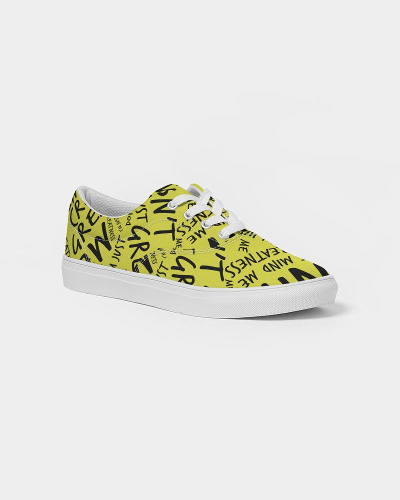 Black & Yellow Men's Canvas Shoe