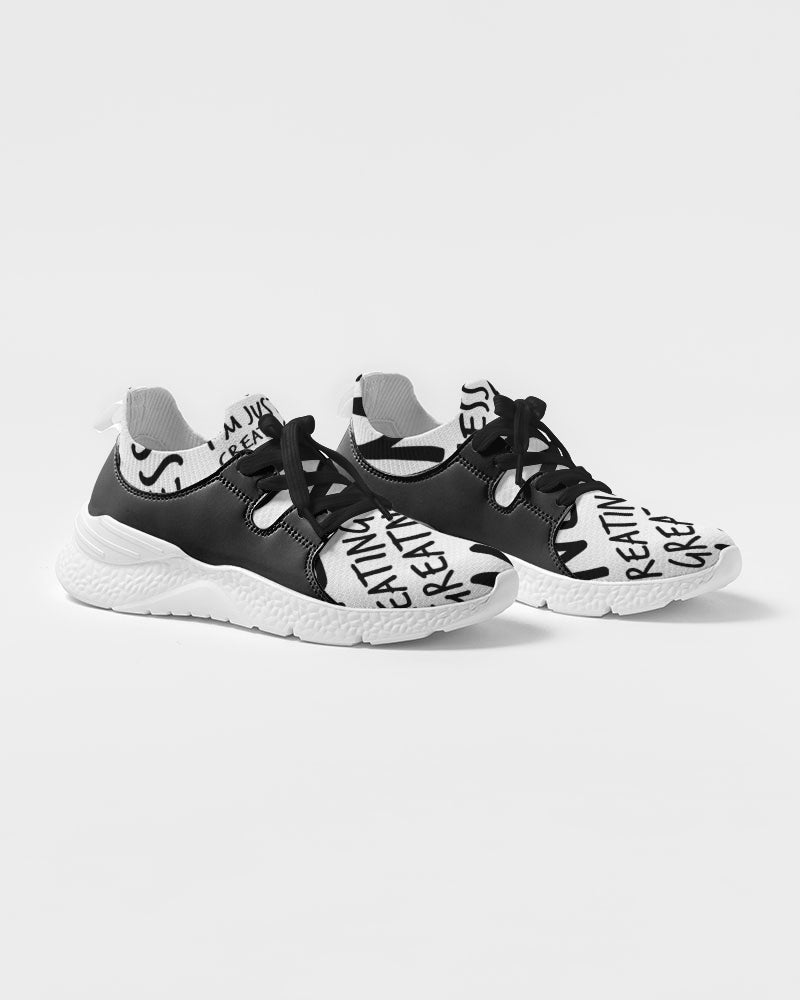 White & Black Men's Sneakers