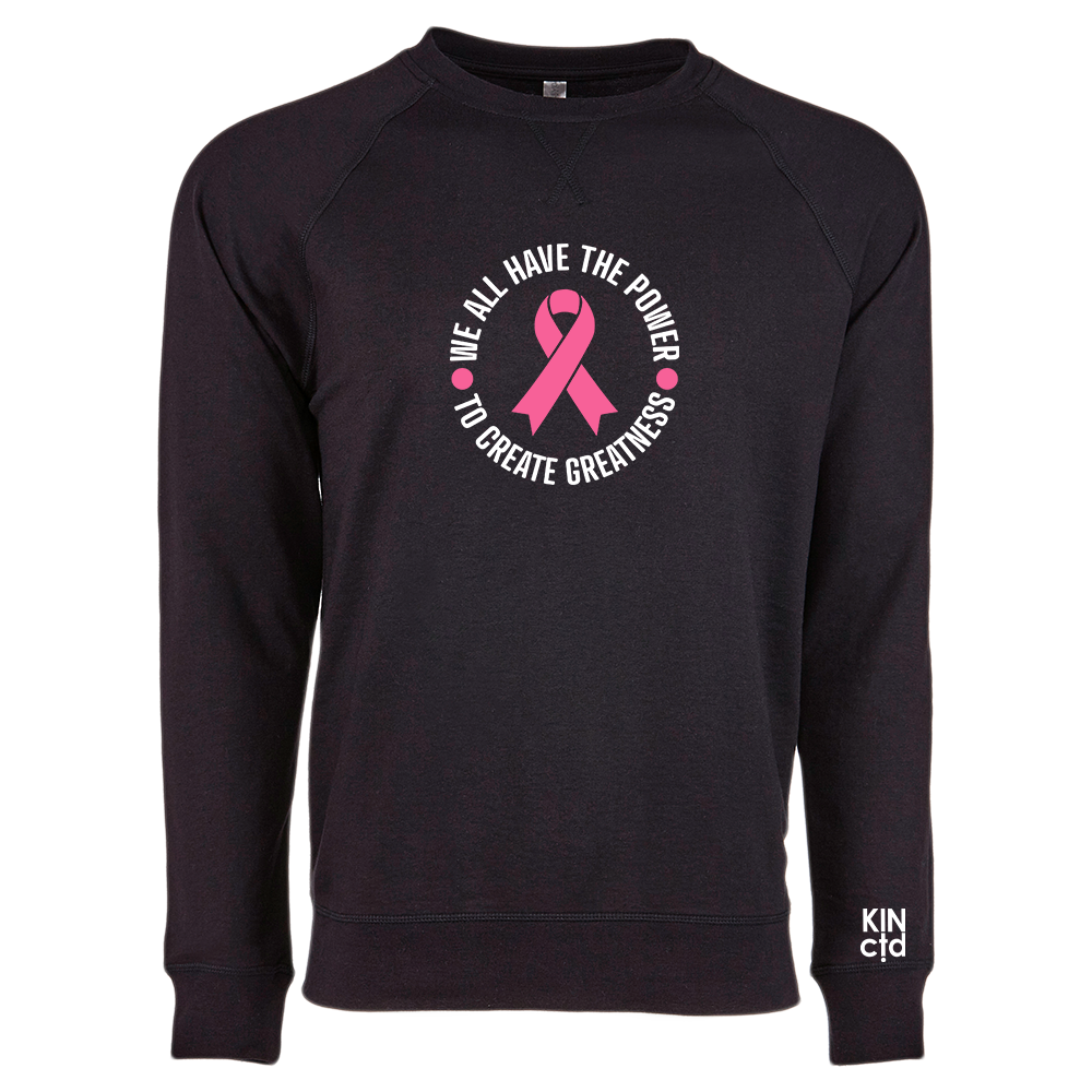 Greatness ... Breast Cancer Awareness Sweatshirt