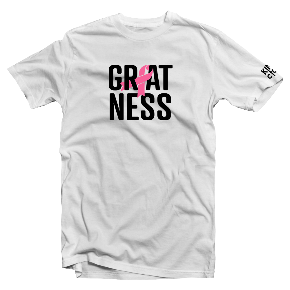 Greatness Squared ... Breast Cancer Awareness Tee