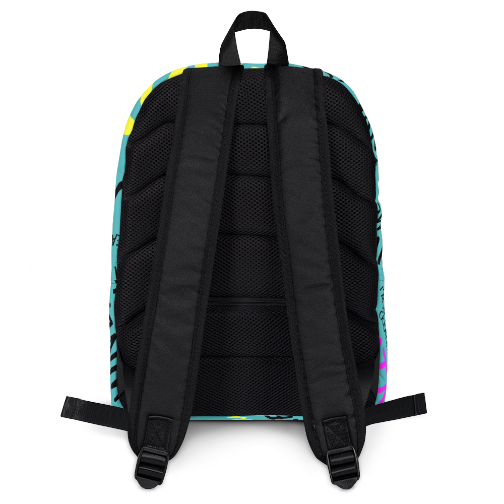 Teal Front Pocket Backpack