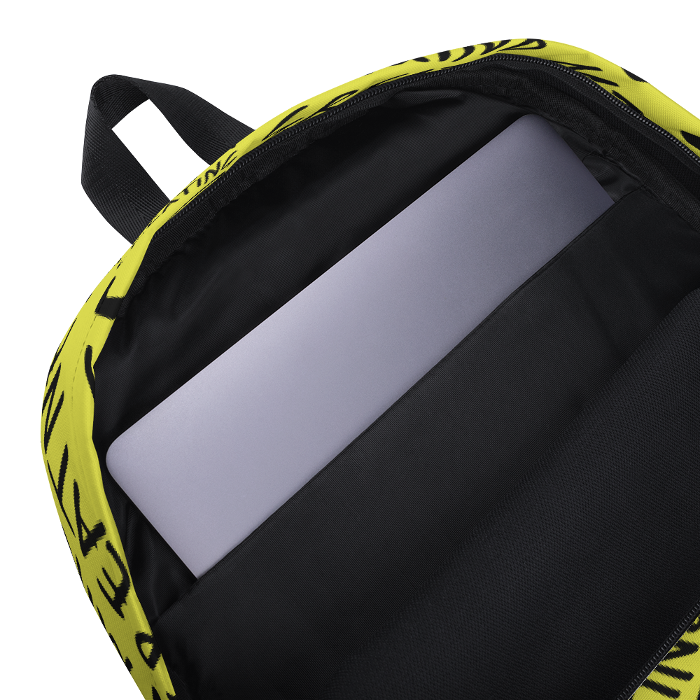 Yellow Water-Resistant Backpack