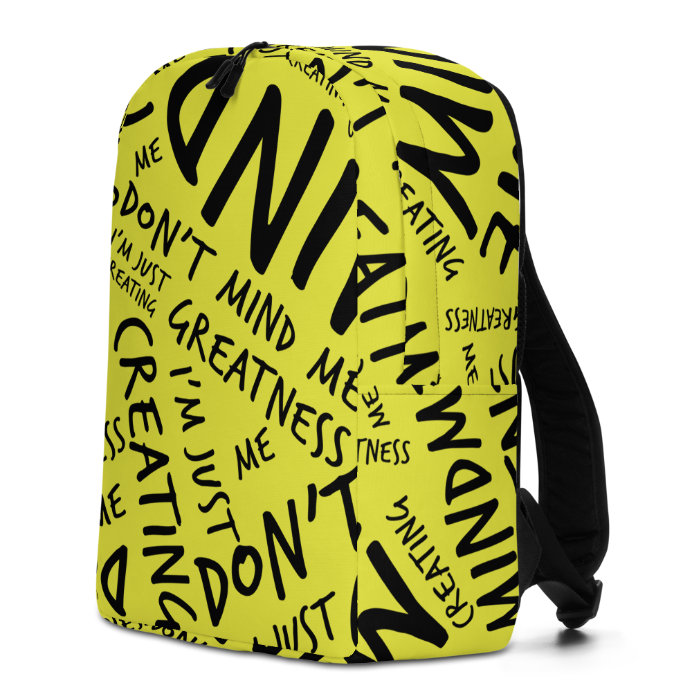 Yellow Water-Resistant Backpack