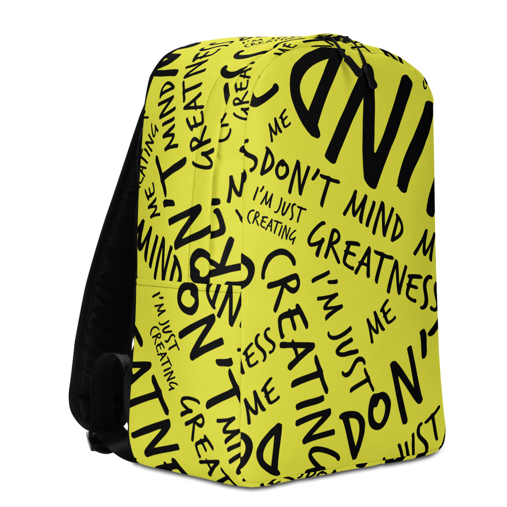 Yellow Water-Resistant Backpack