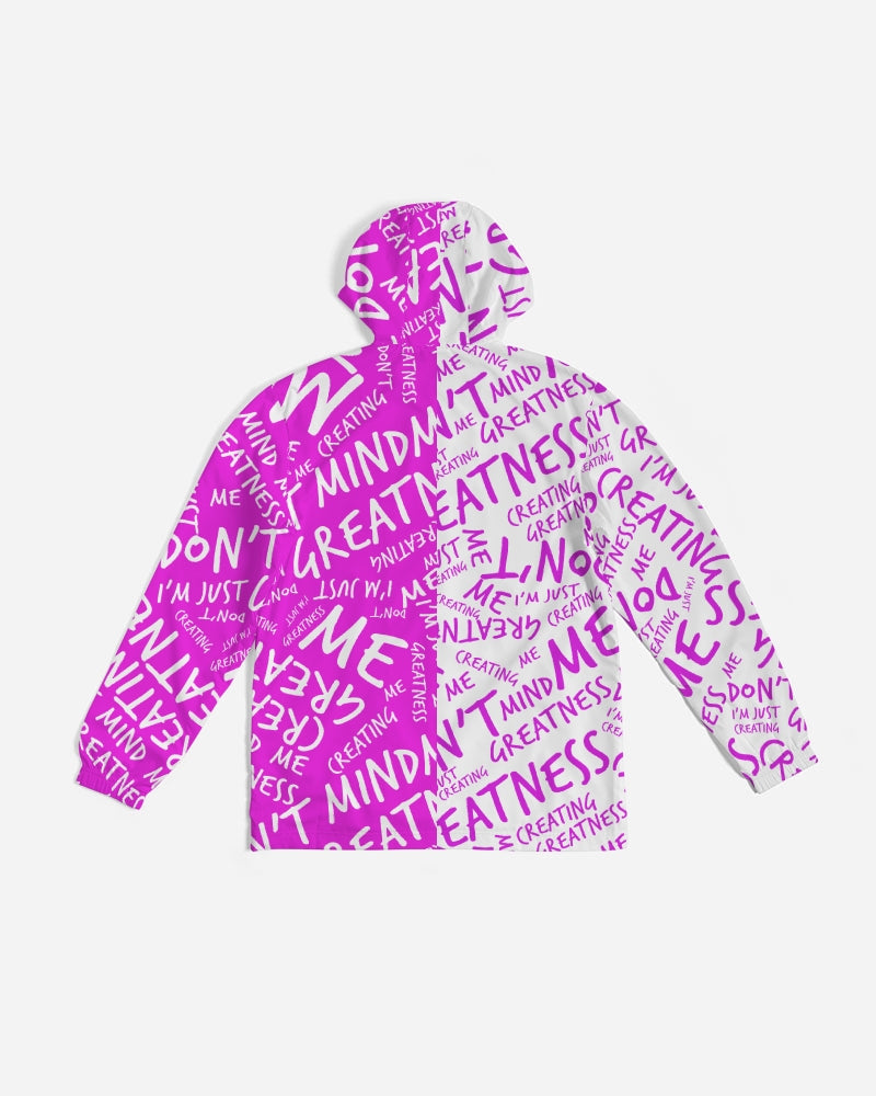 Fuchsia Unisex Windbreaker