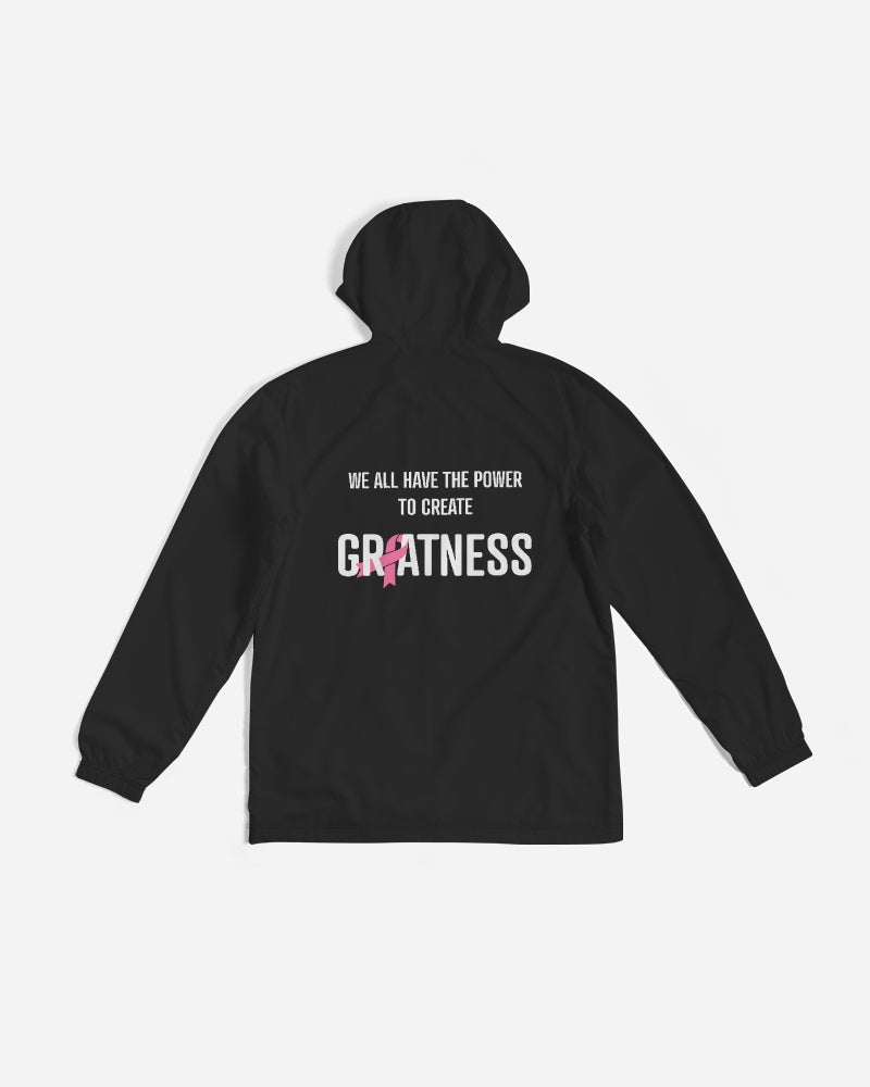 Greatness ... Breast Cancer Awareness Unisex Windbreaker