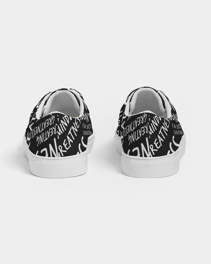 Black & White Women's Canvas Shoe