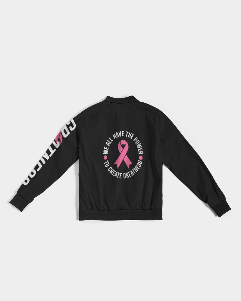 We All Have the Power ... Breast Cancer Awareness Women's Bomber Jacket